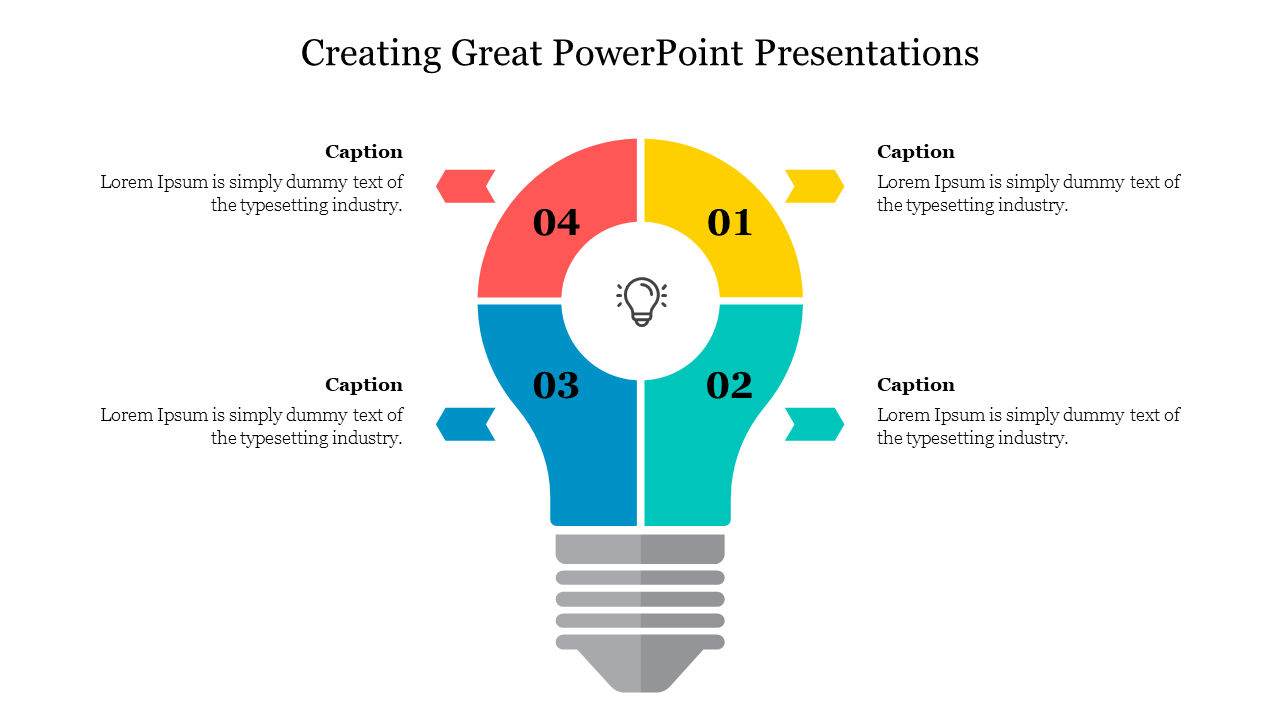 Creating Great PowerPoint Presentations Template Slide